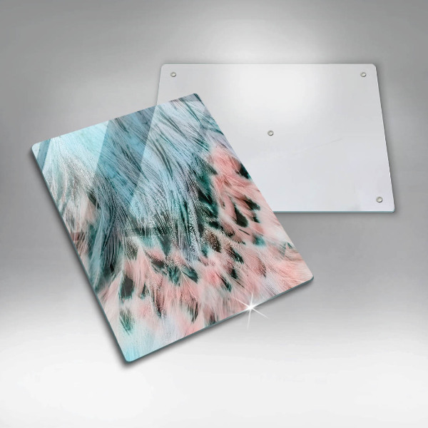 Worktop protector Boho bird feathers