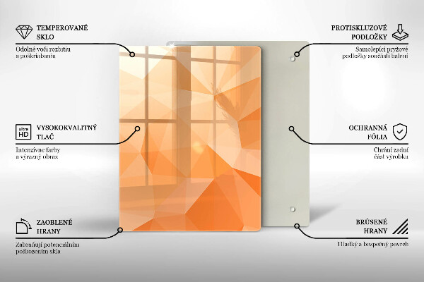 Chopping board Navy blue abstraction