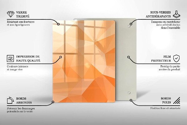 Chopping board Navy blue abstraction