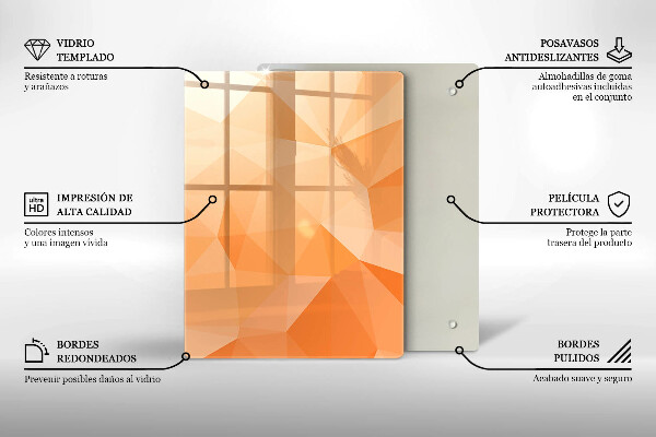 Chopping board Navy blue abstraction