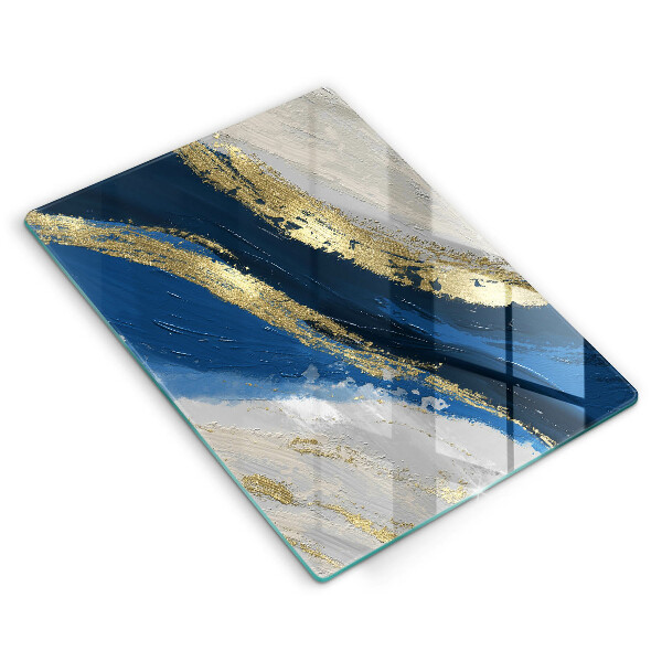 Chopping board Texture with gold