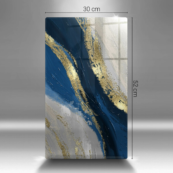 Chopping board Texture with gold