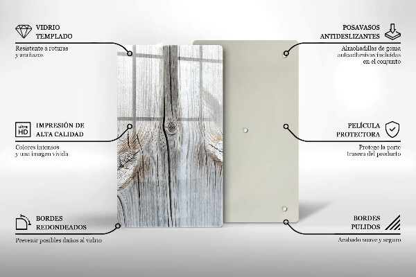 Chopping board Bright wood structure