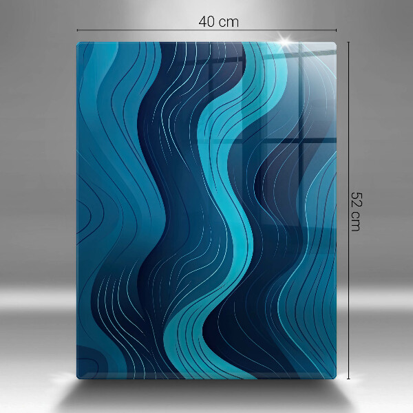 Chopping board Abstract waves