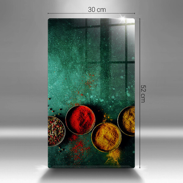 Kitchen chopping board Oriental spices