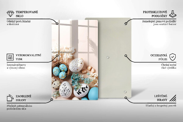 Kitchen chopping board Easter decorations