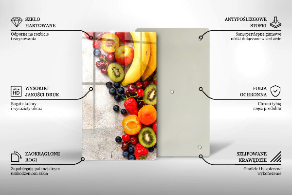 Kitchen chopping board Holiday fruits