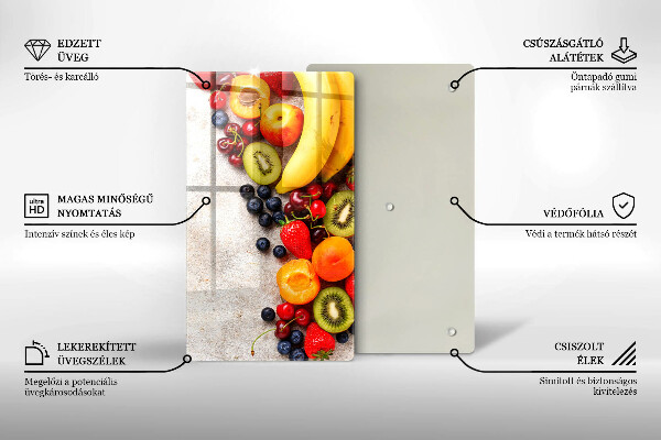 Kitchen chopping board Holiday fruits