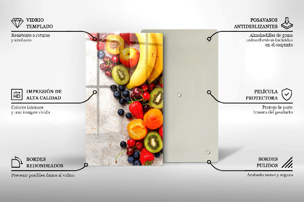 Kitchen chopping board Holiday fruits