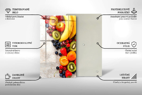 Kitchen chopping board Holiday fruits