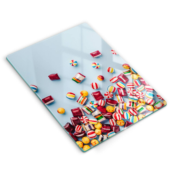 Kitchen chopping board Colorful candies