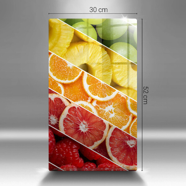 Kitchen chopping board Colorful fruits