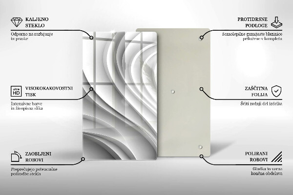 Kitchen chopping board Geometric lines
