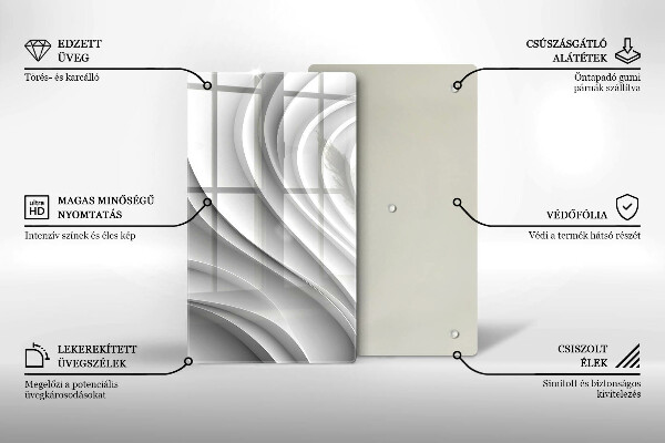 Kitchen chopping board Geometric lines