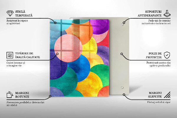 Kitchen chopping board Geometric lines