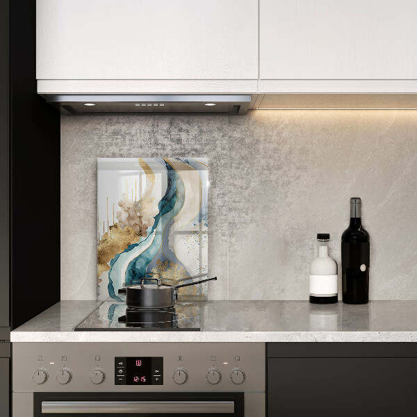 Kitchen chopping board Colorful marble