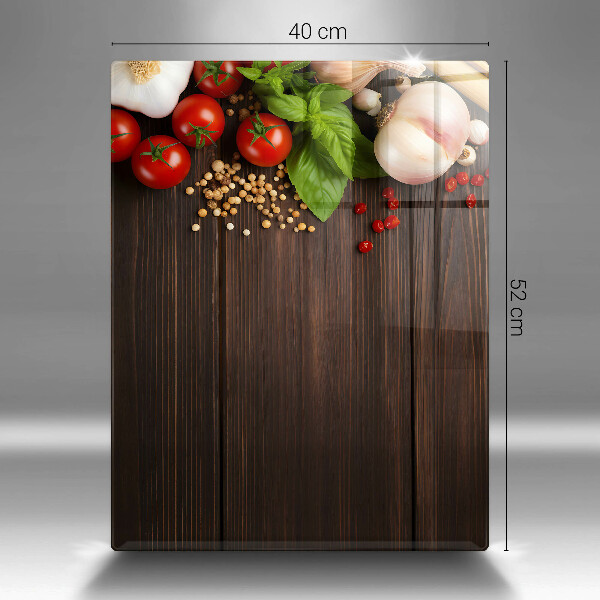 Kitchen chopping board Vegetables on the table