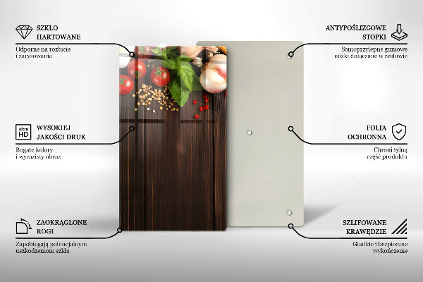 Kitchen chopping board Vegetables on the table