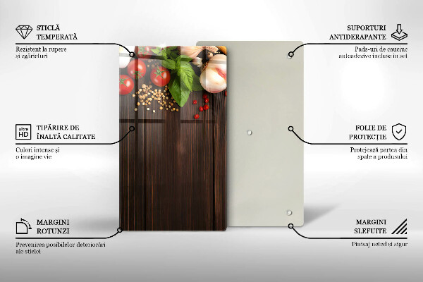 Kitchen chopping board Vegetables on the table
