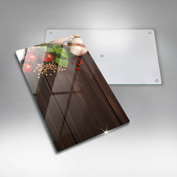 Kitchen chopping board Vegetables on the table