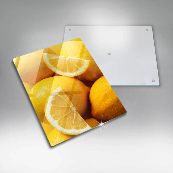 Kitchen chopping board Juicy lemons