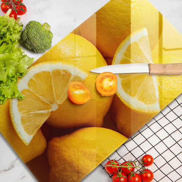 Kitchen chopping board Juicy lemons