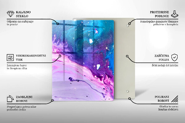 Kitchen chopping board Green fruits and vegetables