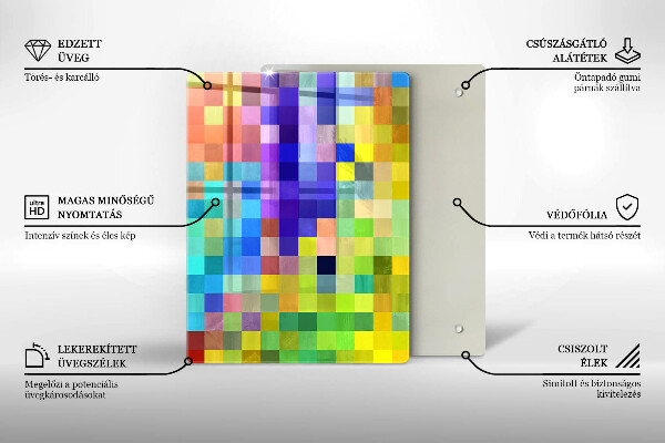 Worktop protector Illustration of Monster leaves
