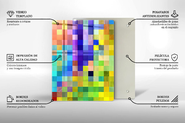 Worktop protector Illustration of Monster leaves