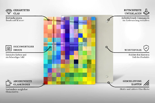 Worktop protector Illustration of Monster leaves