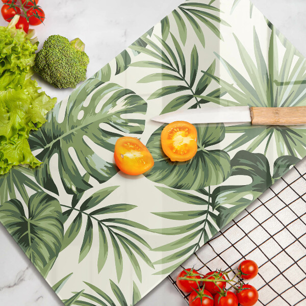 Worktop protector Illustration of Monster leaves