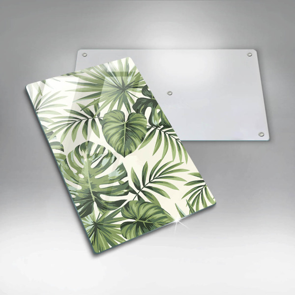 Worktop protector Illustration of Monster leaves