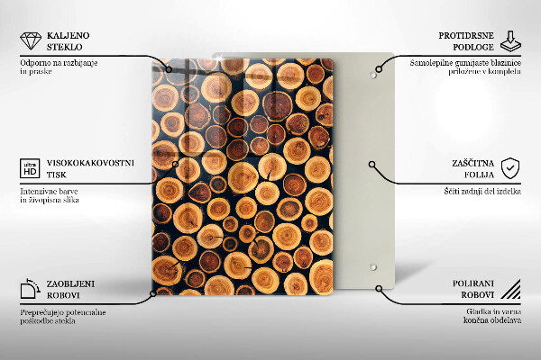 Worktop protector Boho leaves pattern