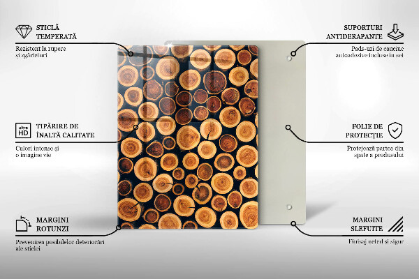 Worktop protector Boho leaves pattern