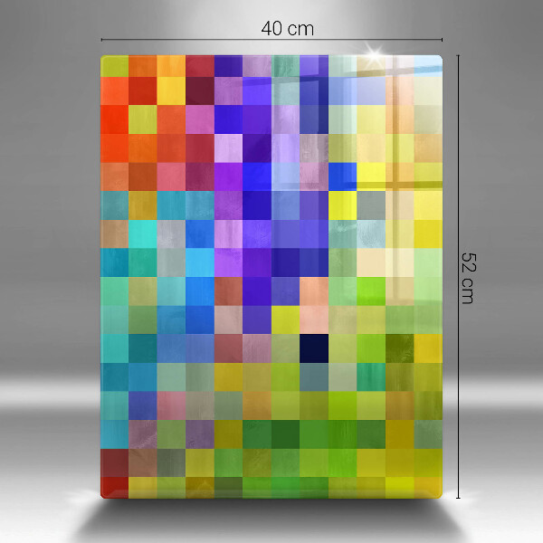 Worktop protector Colorful squares pixels