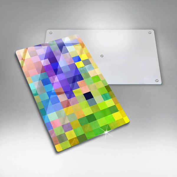 Worktop protector Colorful squares pixels