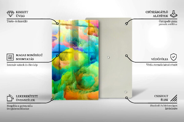 Worktop protector Colorful abstraction