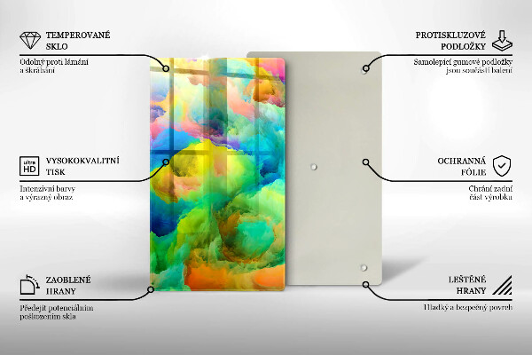 Worktop protector Colorful abstraction