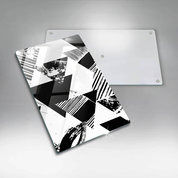 Chopping board Geometric triangles