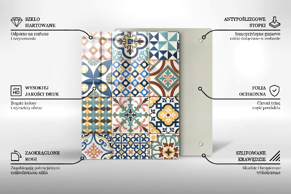 Worktop protector Delicate white marble