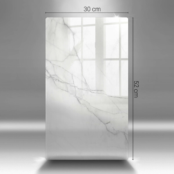 Worktop protector Delicate white marble