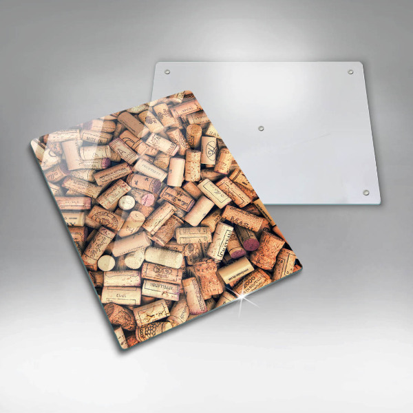 Worktop protector Wine corks pattern