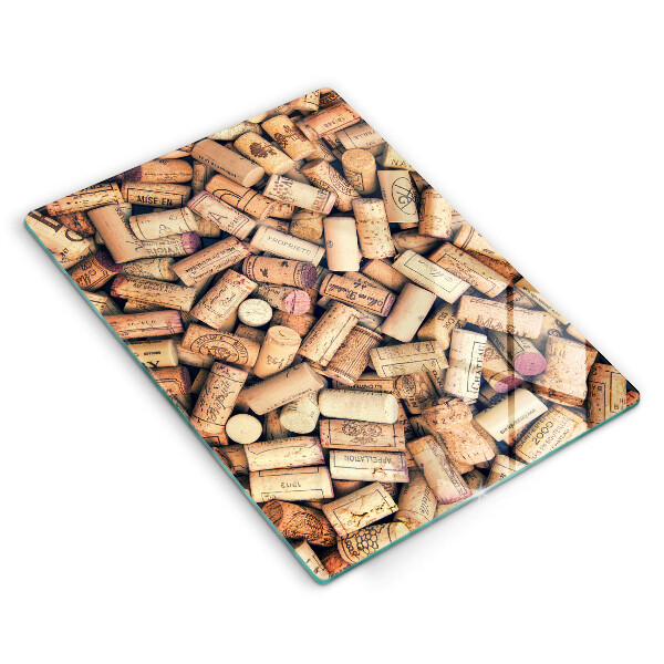 Worktop protector Wine corks pattern