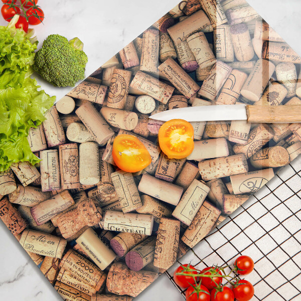 Worktop protector Wine corks pattern