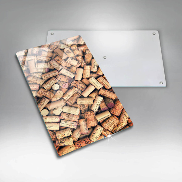Worktop protector Wine corks pattern