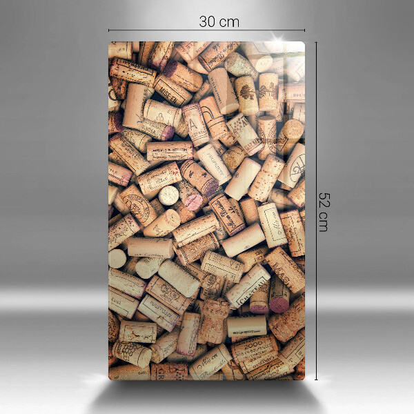 Worktop protector Wine corks pattern