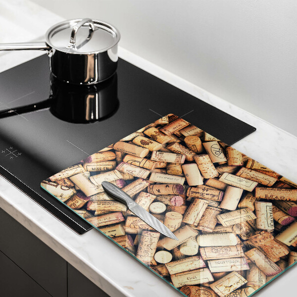 Worktop protector Wine corks pattern