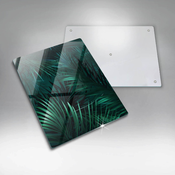 Chopping board Wild jungle leaves