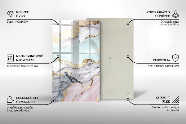 Chopping board Pastel marble