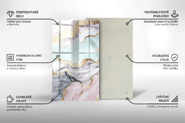 Chopping board Pastel marble